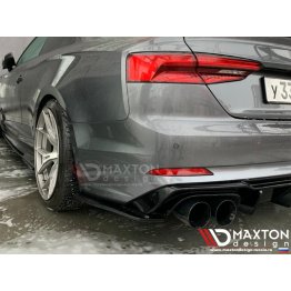 Накладки сплиттеры на пороги на Audi S5 B9